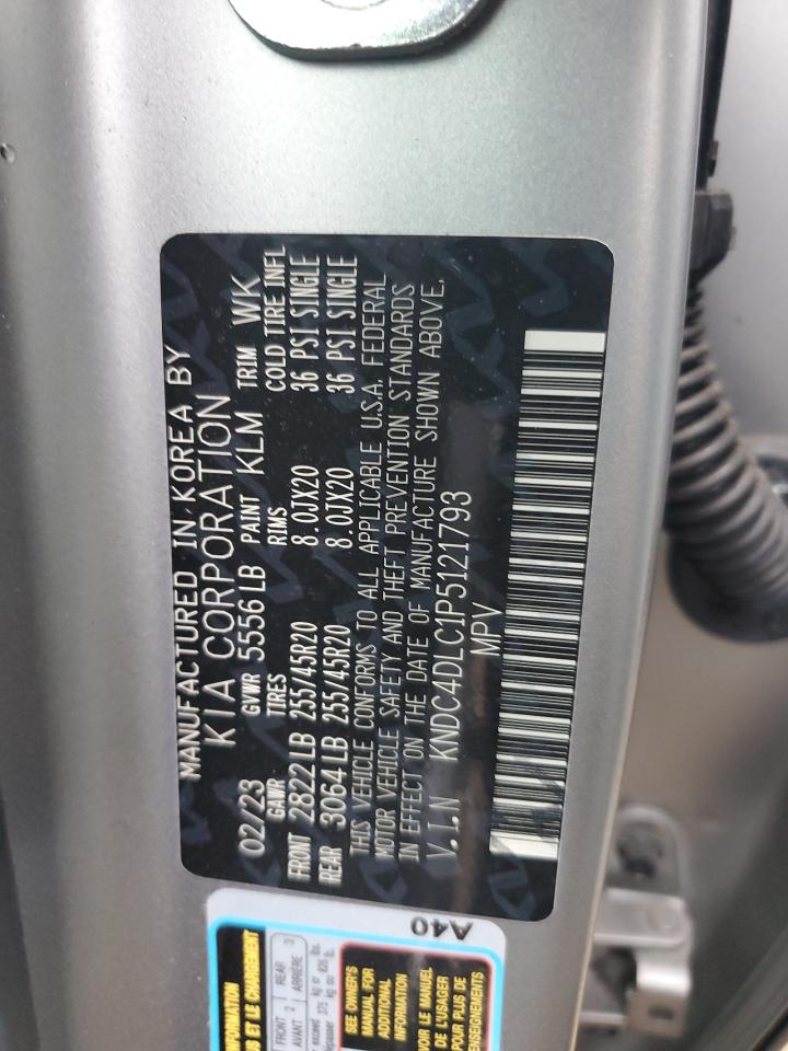 2023 Kia Ev6 Gt Line VIN: KNDC4DLC1P5121793 Lot: 86455155