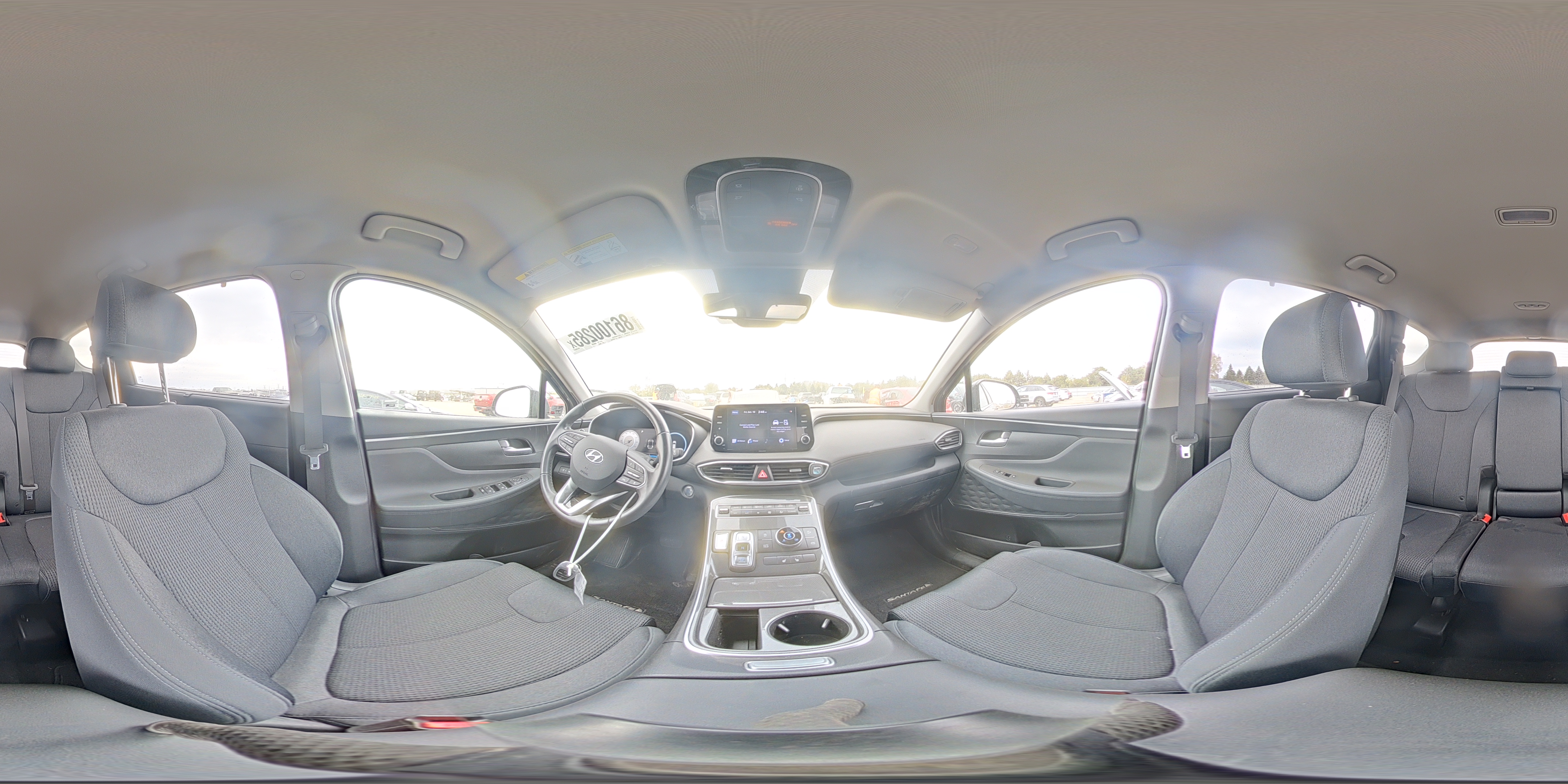 2021 Hyundai Santa Fe Sel VIN: 5NMS6DAJ0MH346898 Lot: 86100285