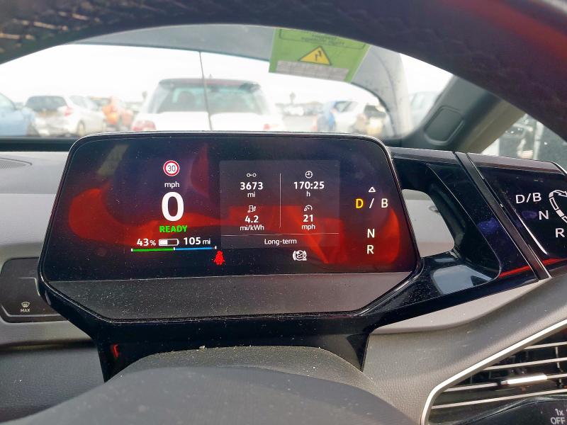 2020 VOLKSWAGEN ID.3 150KW LIFE PRO PERFORMANCE 58KWH 5DR AUTO