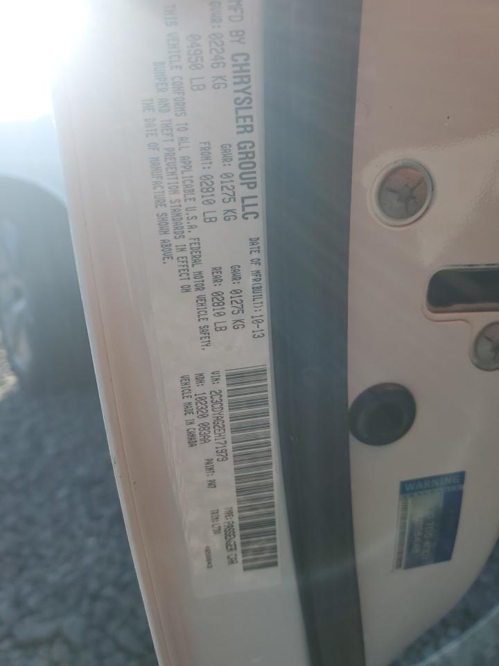 2014 Dodge Challenger Sxt VIN: 2C3CDYAG2EH171979 Lot: 90896305