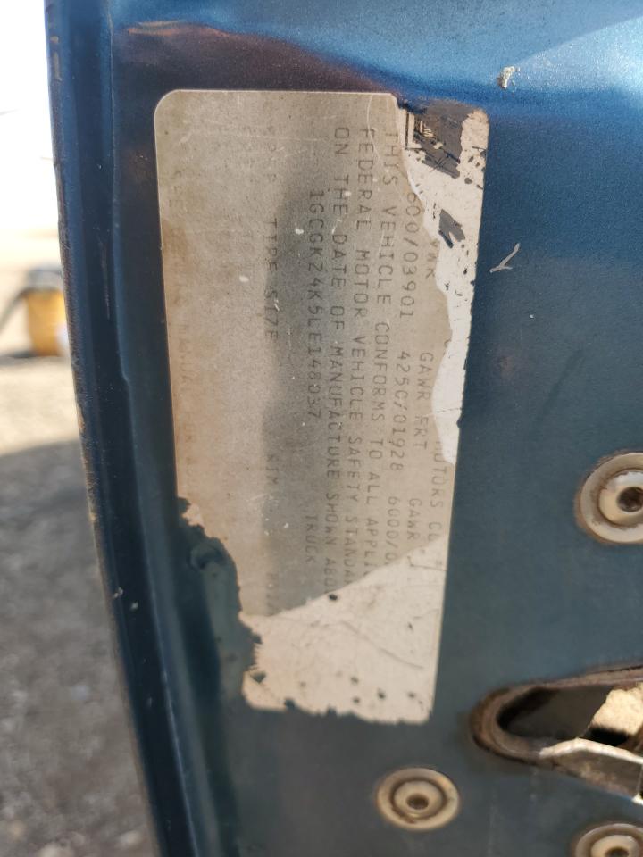 1990 Chevrolet Gmt-400 K2500 VIN: 1GCGK24K5LE148037 Lot: 84855245