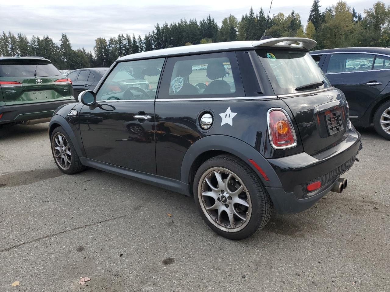 2010 Mini Cooper S black null gas WMWMF7C53ATZ69109 photo #3