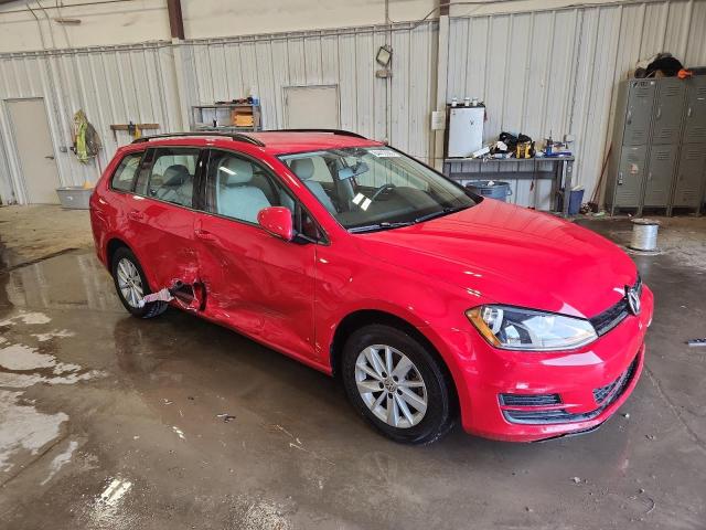  VOLKSWAGEN GOLF 2016 Красный