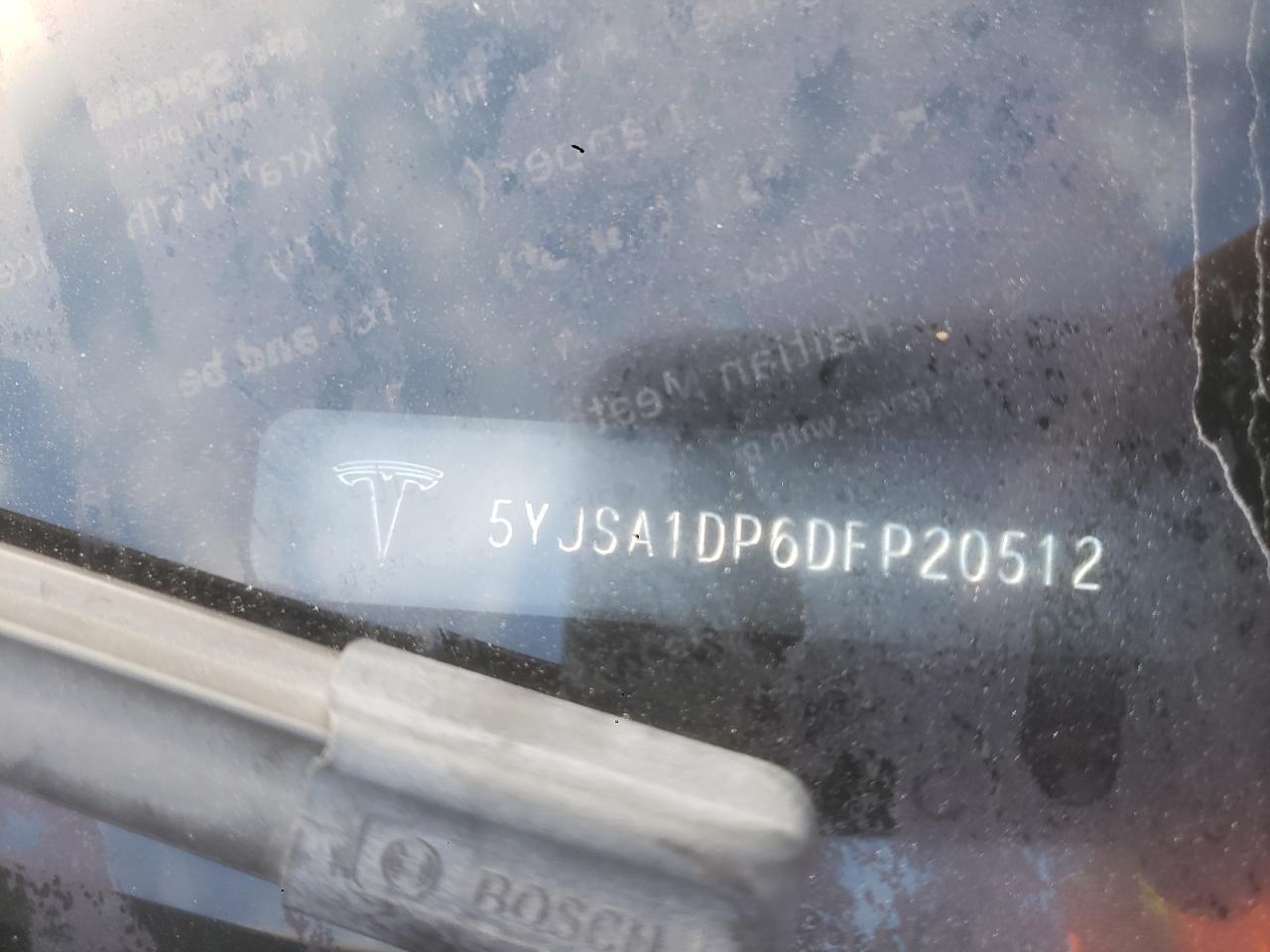 2013 Tesla Model S VIN: 5YJSA1DP6DFP20512 Lot: 89699265