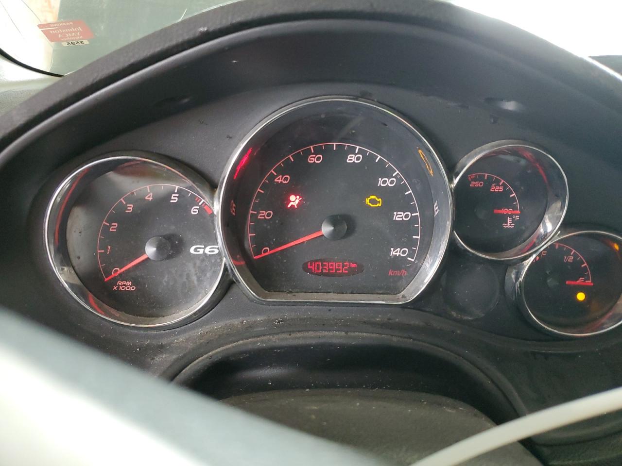 2006 Pontiac G6 Se1 VIN: 1G2ZG558164278202 Lot: 85484635