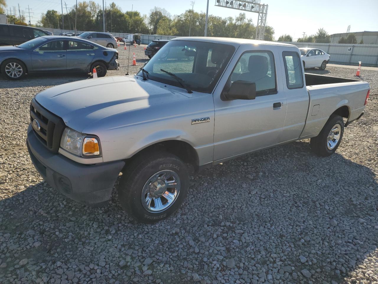 2011 Ford Ranger Super Cab silver club cab gas 1FTKR1ED9BPA34948 photo #1