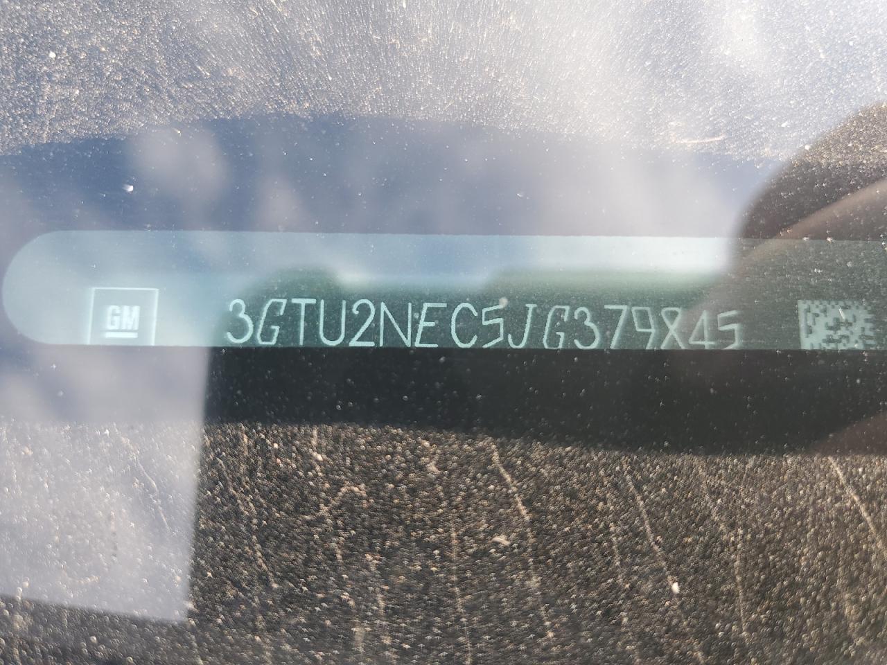 2018 GMC Sierra K1500 Slt VIN: 3GTU2NEC5JG379845 Lot: 84869145