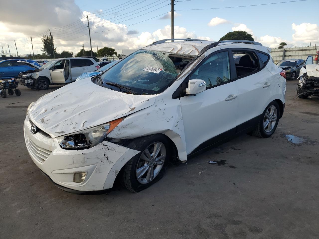 KM8JU3AC6DU757207 2013 Hyundai Tucson Gls 2013 Hyundai Tucson Gls VIN: KM8JU3AC6DU757207 Lot: 89450945