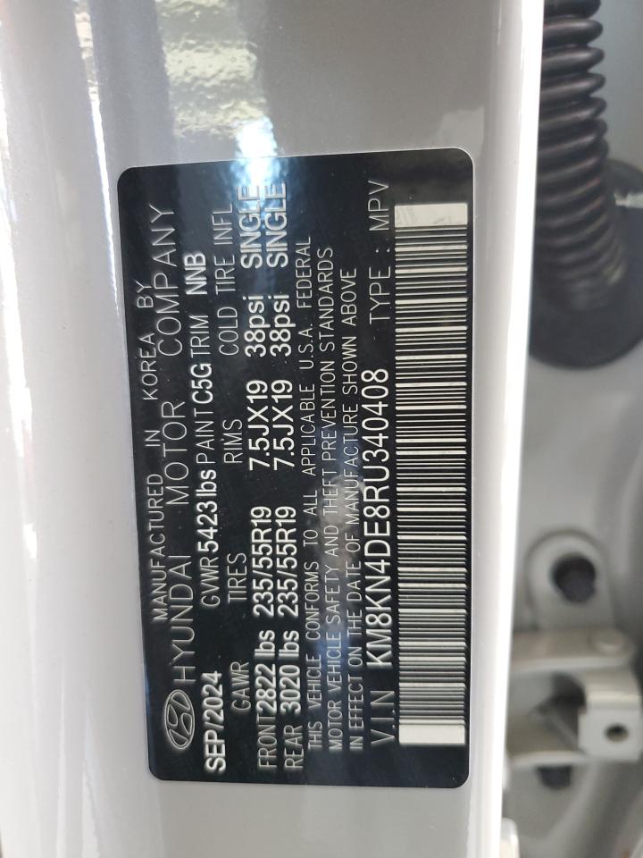 2024 Hyundai Ioniq 5 Sel VIN: KM8KN4DE8RU340408 Lot: 82344935
