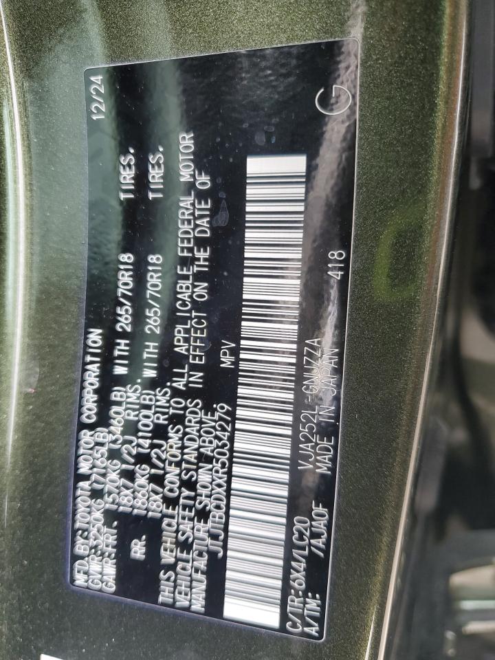 2024 Lexus Gx 550 Premium/Premium+ VIN: JTJTBCDXXR5034279 Lot: 82254995