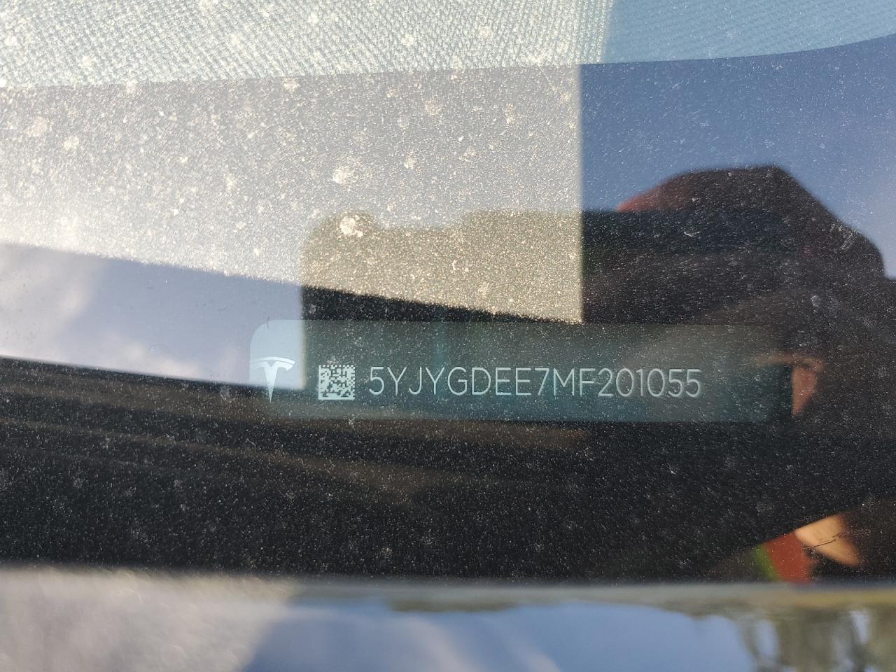 2021 Tesla Model Y VIN: 5YJYGDEE7MF201055 Lot: 84862515