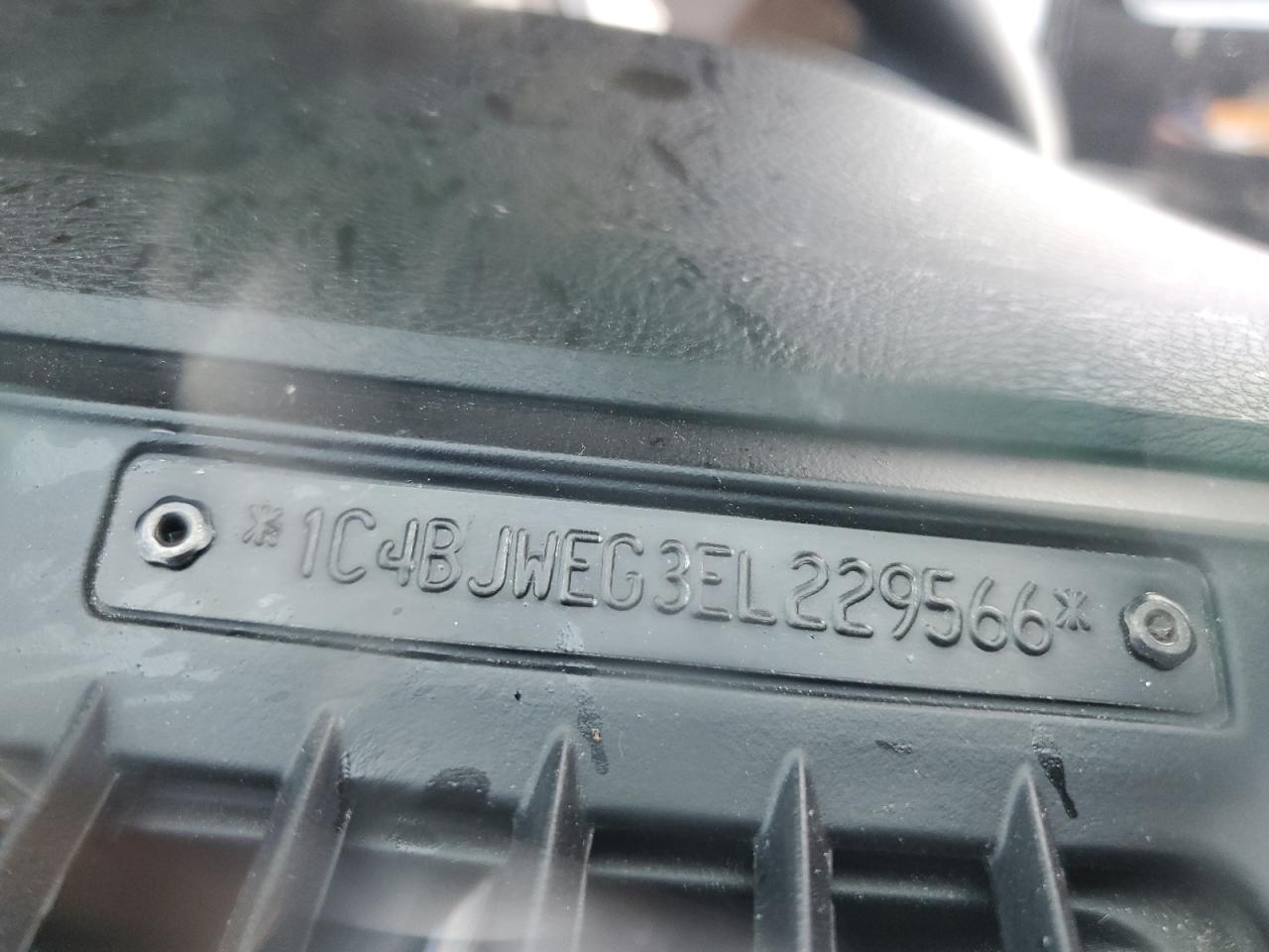 2014 Jeep Wrangler Unlimited Sahara VIN: 1C4BJWEG3EL229566 Lot: 84992675