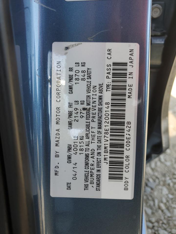 2014 Mazda 3 Touring VIN: JM1BM1V78E1200148 Lot: 81878415