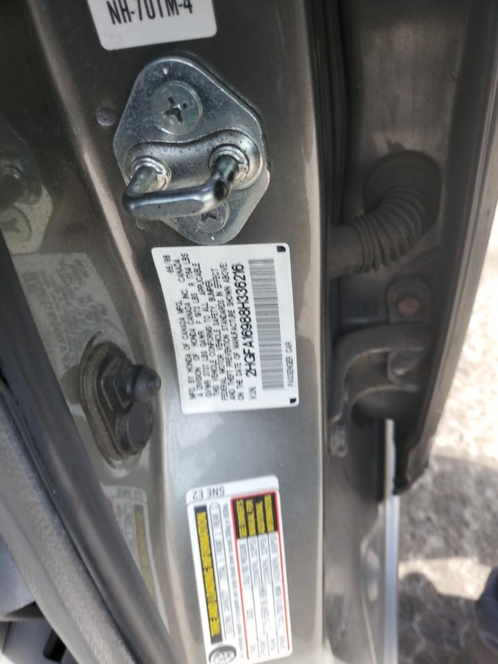 2008 Honda Civic Exl VIN: 2HGFA16988H336216 Lot: 90620495