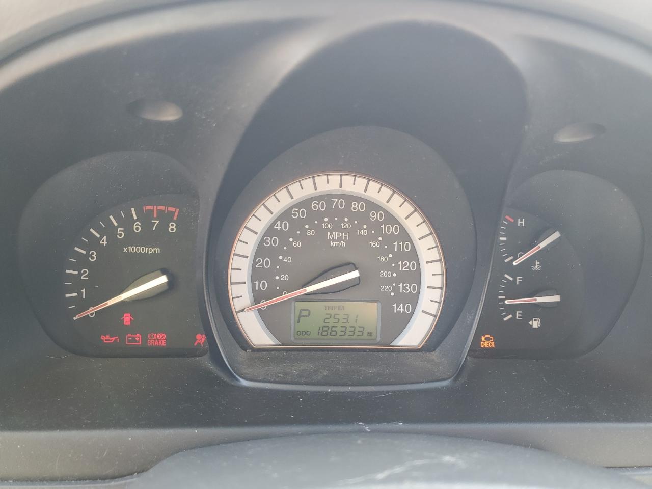 2007 Kia Spectra Ex VIN: KNAFE122X75416874 Lot: 86096575