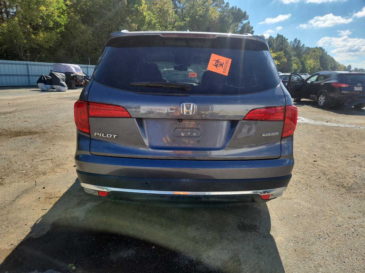 2017 Honda Pilot Touring VIN: 5FNYF5H95HB016337 Lot: 90667905