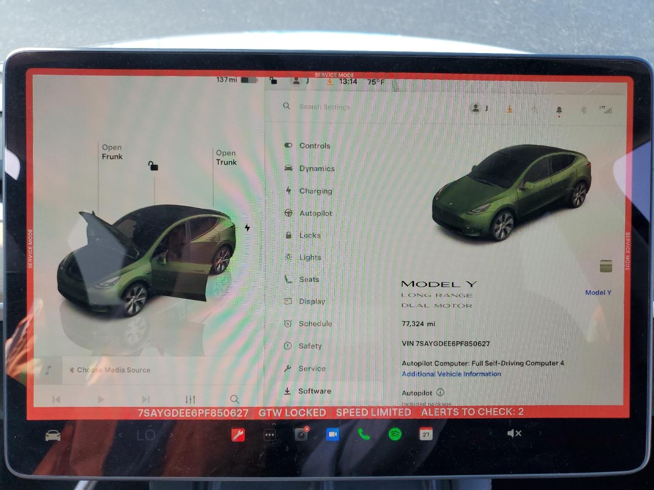 2023 Tesla Model Y VIN: 7SAYGDEE6PF850627 Lot: 82781205