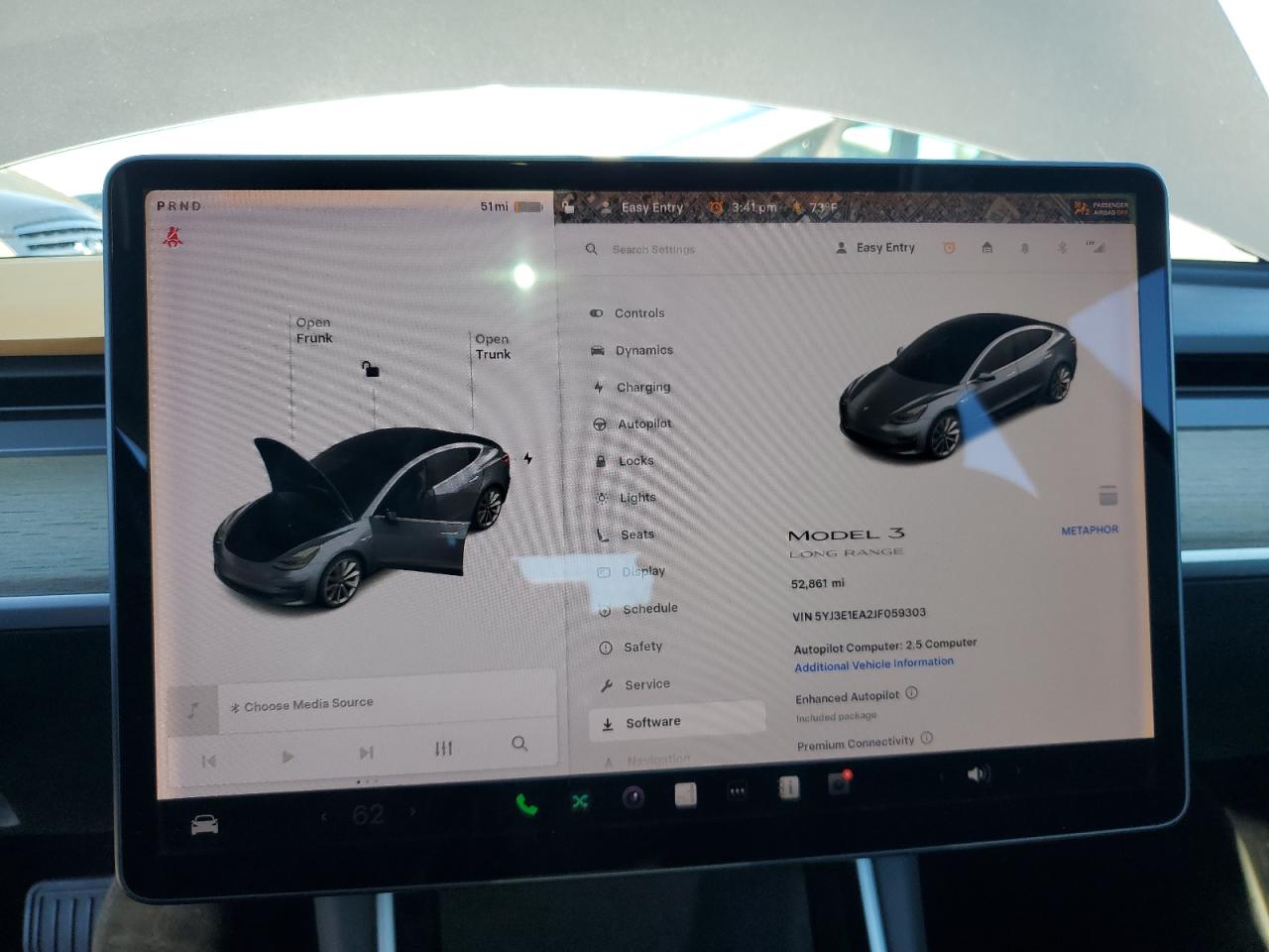 2018 Tesla Model 3 VIN: 5YJ3E1EA2JF059303 Lot: 90257245