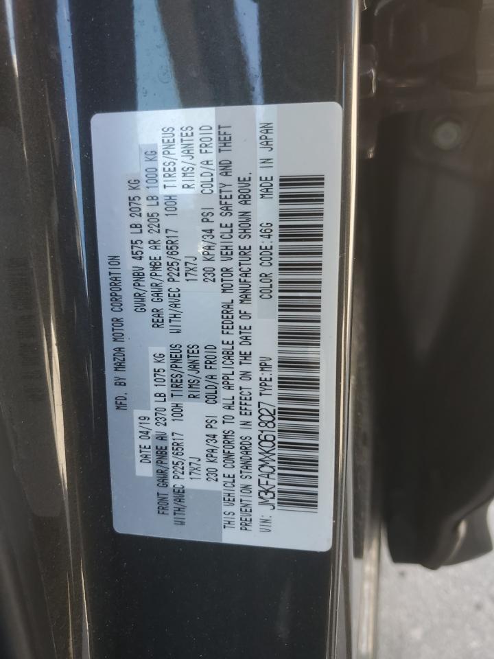 2019 Mazda Cx-5 Touring VIN: JM3KFACMXK0618027 Lot: 89576845