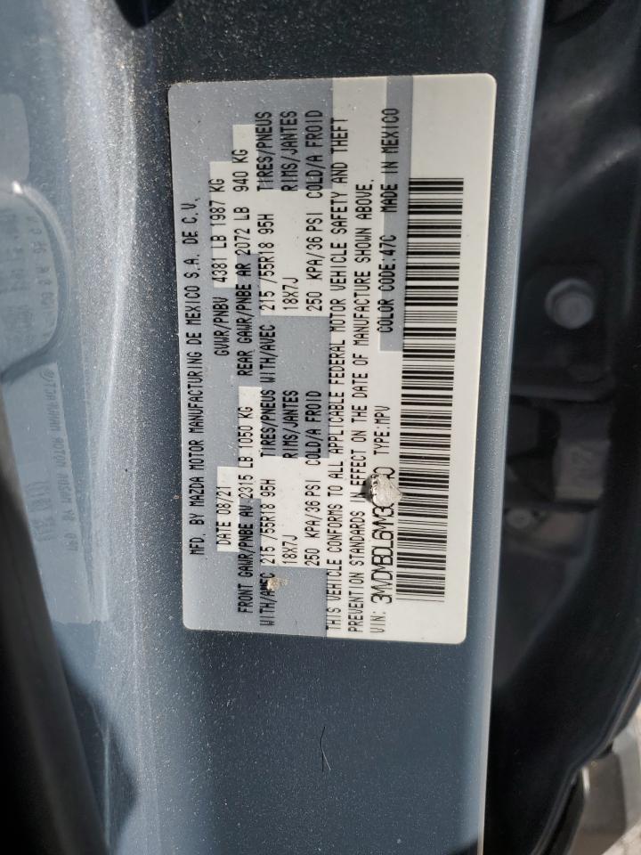 2021 Mazda Cx-30 Premium VIN: 3MVDMBDL6MM306840 Lot: 87441515