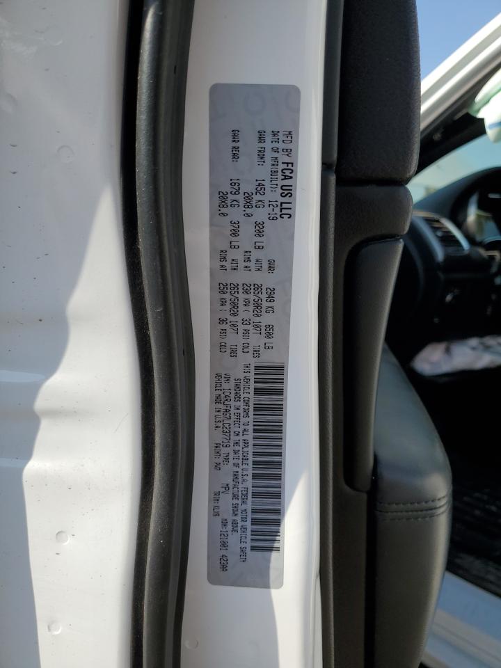 2020 Jeep Grand Cherokee Laredo VIN: 1C4RJFAG7LC237719 Lot: 84632345