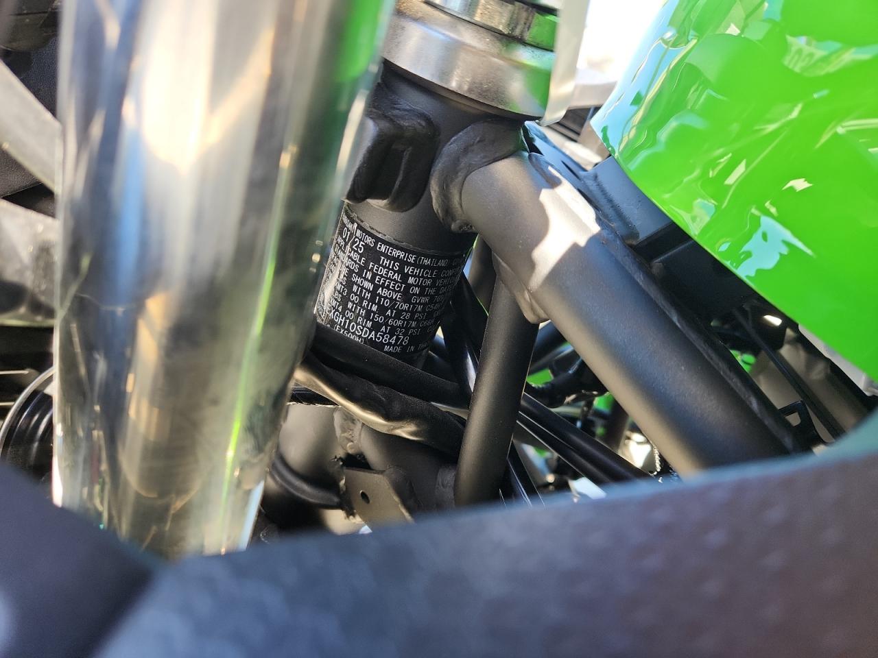 2025 Kawasaki Ex500 H VIN: ML5EXGH10SDA58478 Lot: 82603935