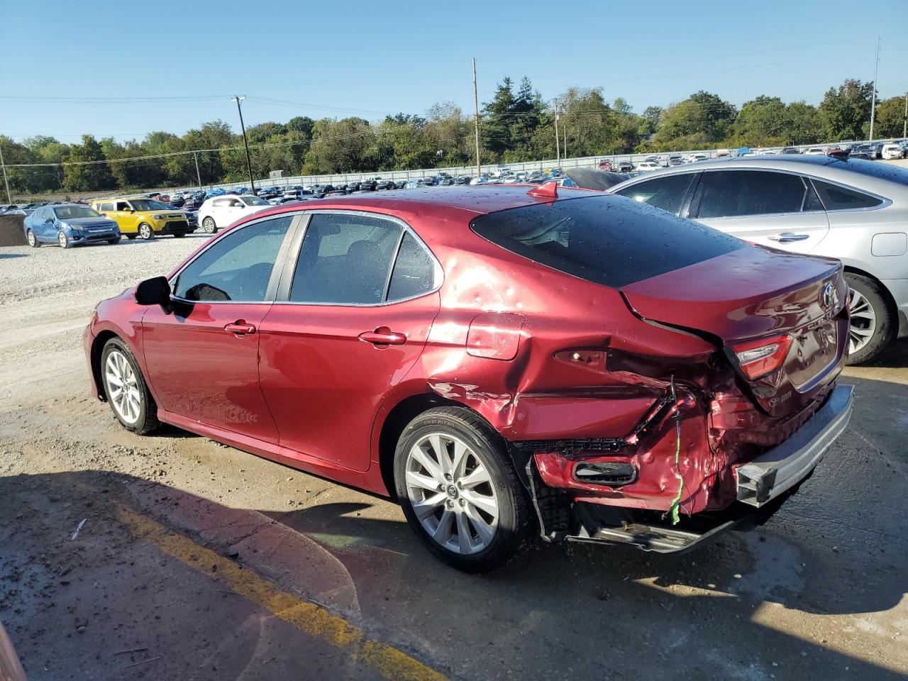 2019 Toyota Camry L brown null gas 4T1B11HK2KU740349 photo #3