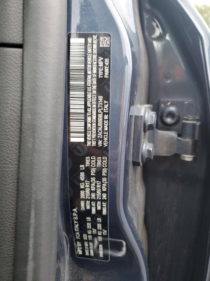 2020 Jeep Renegade Latitude VIN: ZACNJBBB8LPL73148 Lot: 87380625