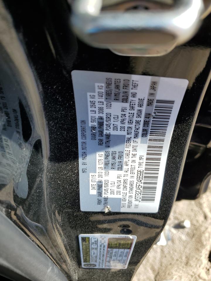 2015 Mazda Cx-9 Grand Touring VIN: JM3TB2DA5F0466996 Lot: 84865615