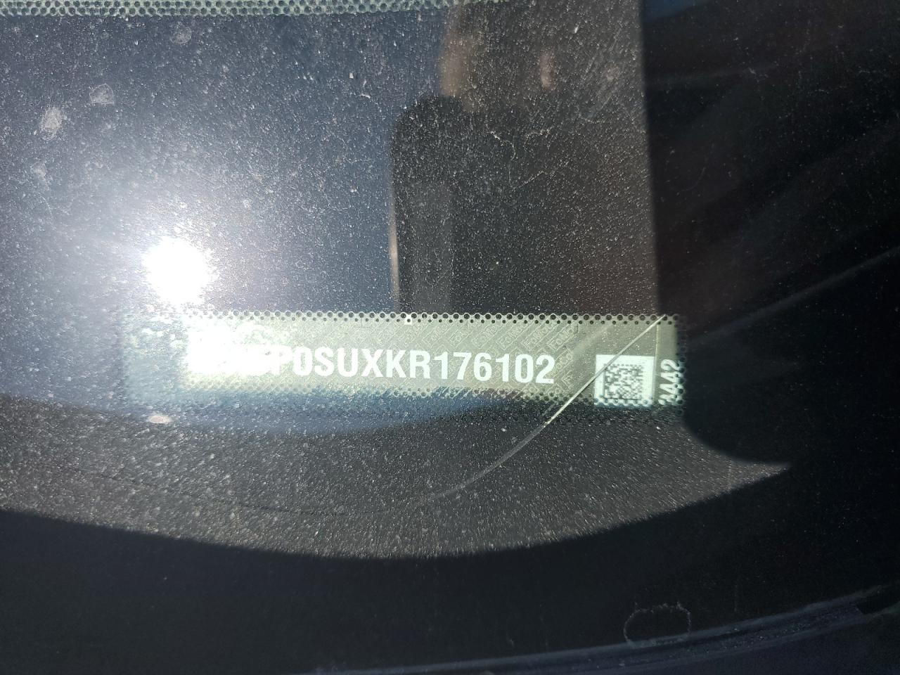 2019 Ford Fusion Titanium VIN: 3FA6P0SUXKR176102 Lot: 82620105