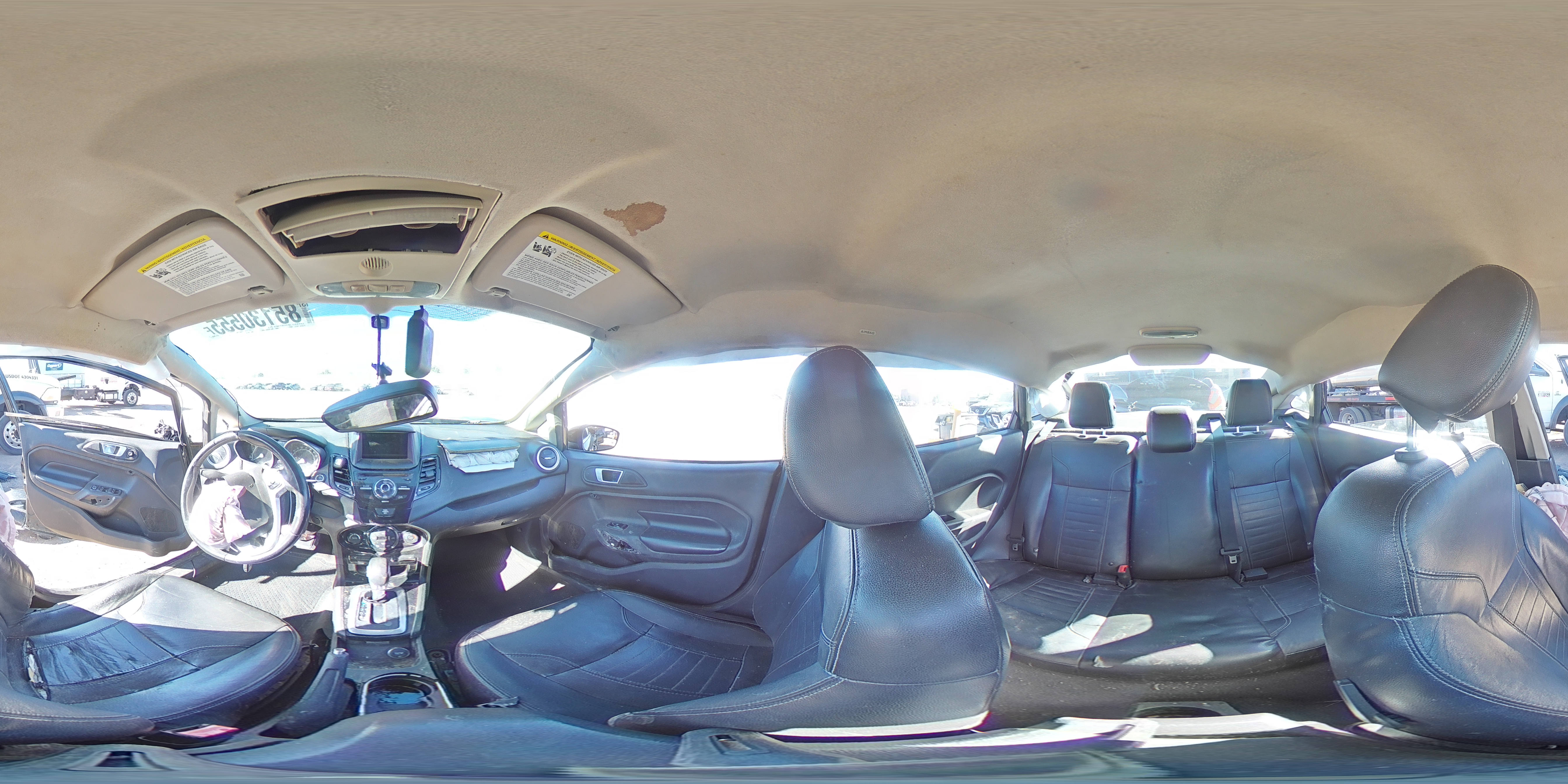 2014 Ford Fiesta Titanium VIN: 3FADP4CJ4EM166167 Lot: 85130555