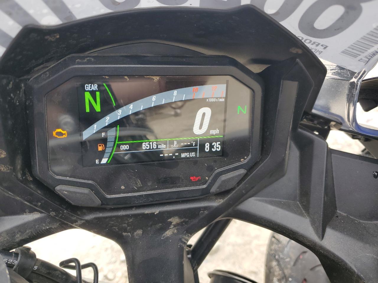 2022 Kawasaki Ex650 N VIN: ML5EXEN16NDA76044 Lot: 86299105