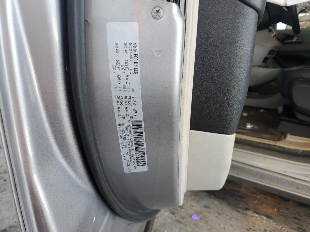 2018 Chrysler Pacifica Touring L VIN: 2C4RC1BG5JR290774 Lot: 84879015