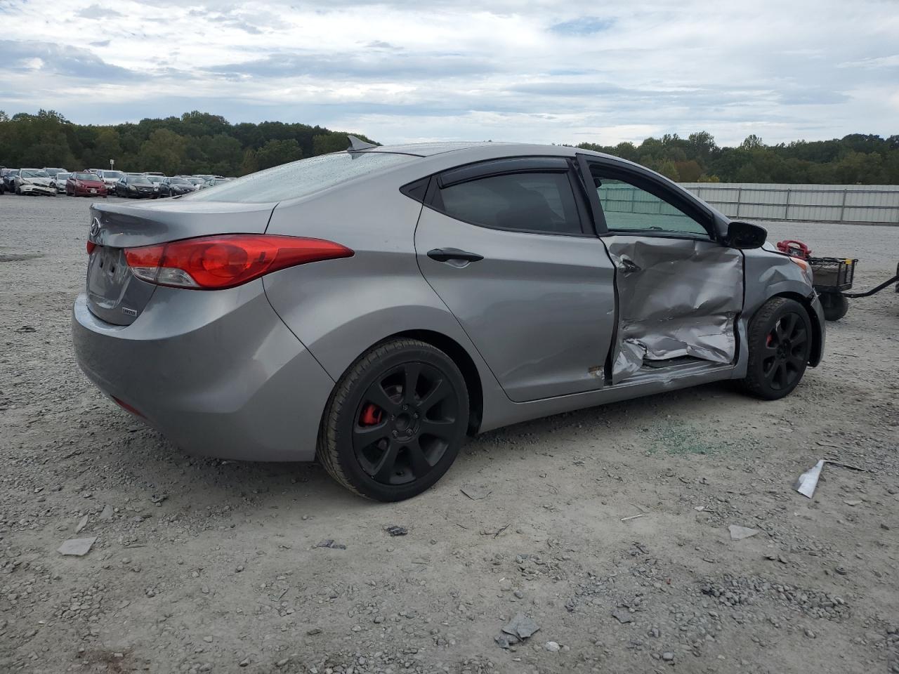 2012 Hyundai Elantra Gls silver null gas KMHDH4AE6CU223759 photo #4