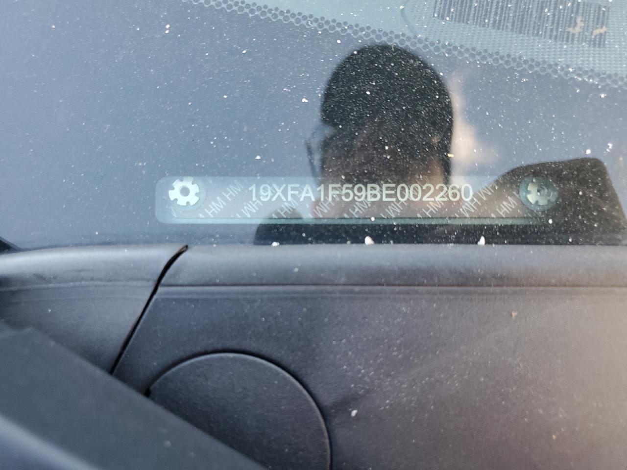 2011 Honda Civic Lx VIN: 19XFA1F59BE002260 Lot: 85757815
