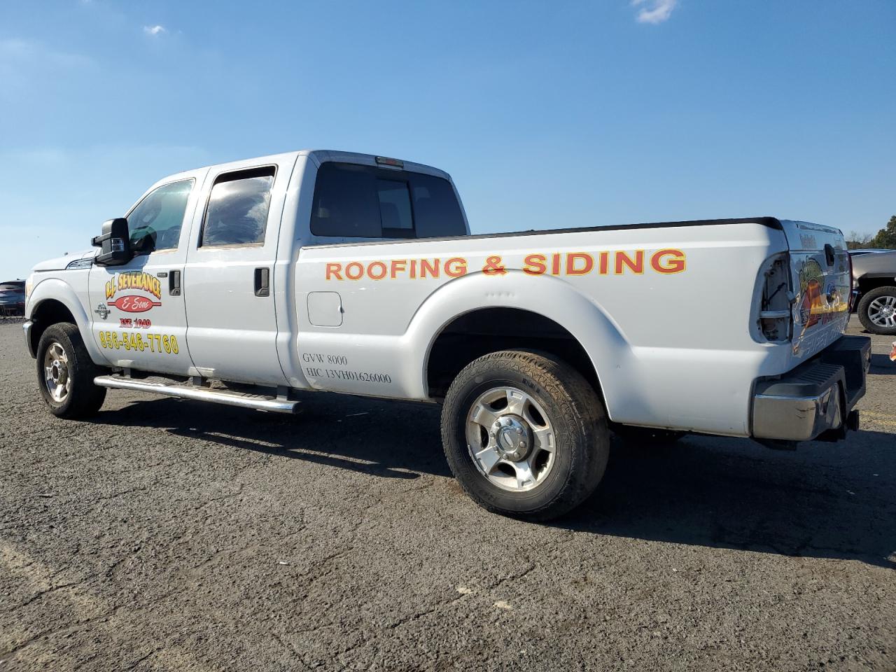 2013 Ford F250 Super Duty white other diesel 1FT7W2BT7DEA65582 photo #3