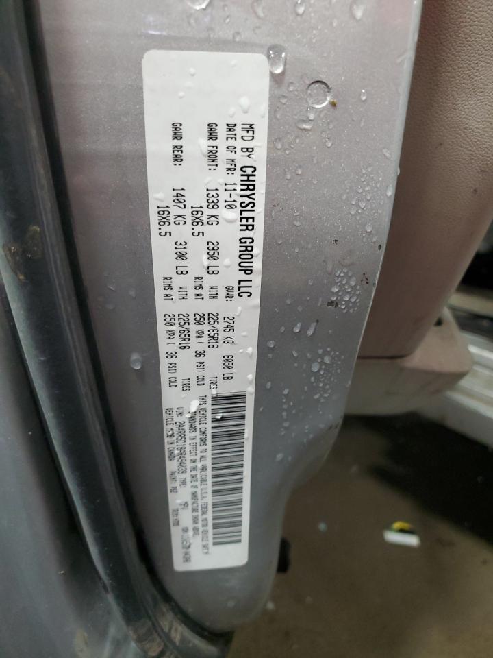 2010 Chrysler Town & Country Touring VIN: 2A4RR5D18AR494039 Lot: 87440325