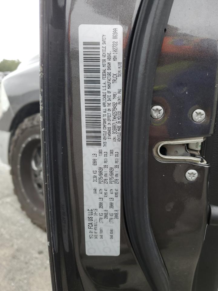 2017 Ram 1500 Slt VIN: 3C6RR7LTXHG579492 Lot: 90543815