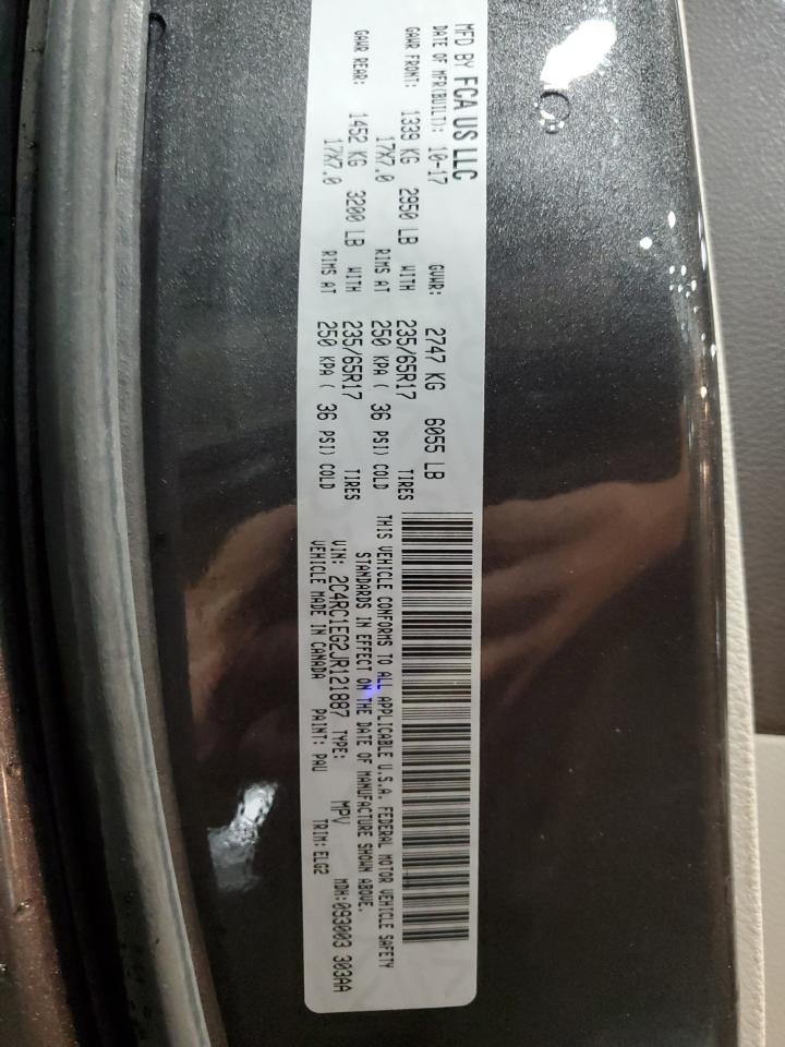 2018 Chrysler Pacifica Touring L Plus VIN: 2C4RC1EG2JR121887 Lot: 90336805