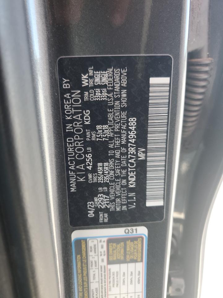 2024 Kia Seltos Sx VIN: KNDETCA73R7496488 Lot: 82471895