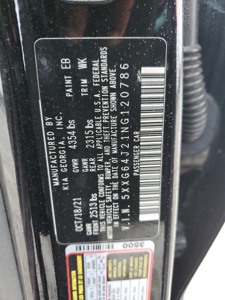 2022 Kia K5 Gt Line VIN: 5XXG64J21NG120786 Lot: 82235555