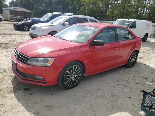  VOLKSWAGEN JETTA 2016 Красный