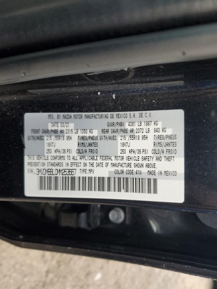 2021 Mazda Cx-30 Select VIN: 3MVDMBBL0MM253667 Lot: 85105845