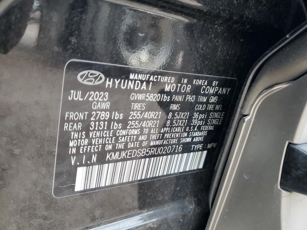 2024 Genesis Gv60 Performance VIN: KMUKEDSB5RU020716 Lot: 89888665