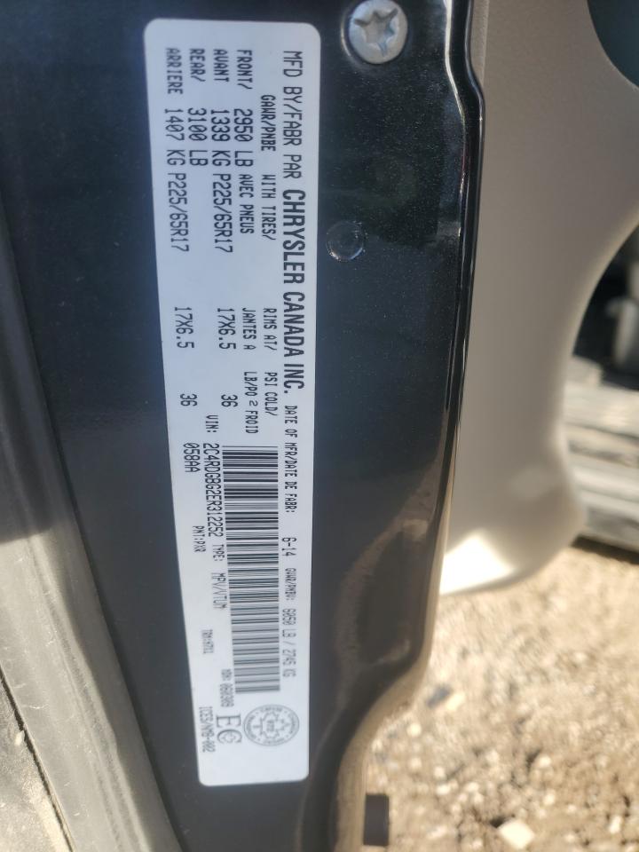 2014 Dodge Grand Caravan Se VIN: 2C4RDGBG2ER312252 Lot: 86227275