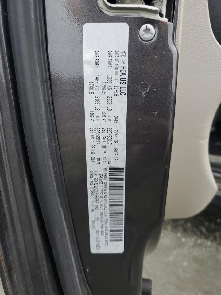 2019 Dodge Grand Caravan Se VIN: 2C4RDGBG3KR586782 Lot: 89623755