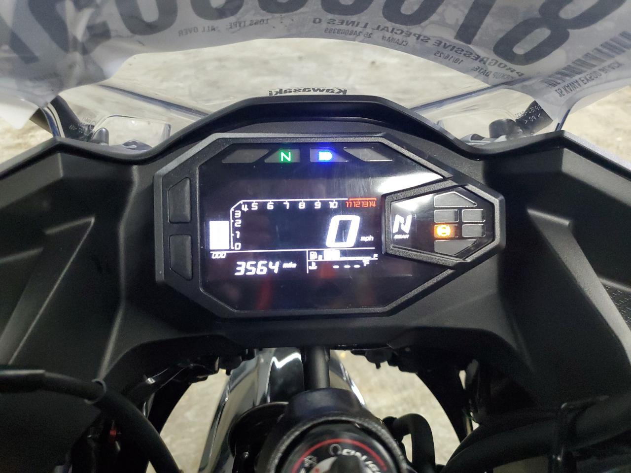 2025 Kawasaki Ex500 VIN: ML5EXGG16SDA50712 Lot: 87083385