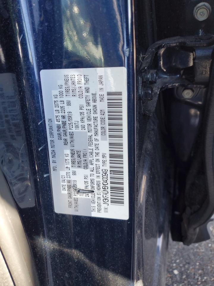 2021 Mazda Cx-5 Grand Touring VIN: JM3KFADM5M0400949 Lot: 90112975