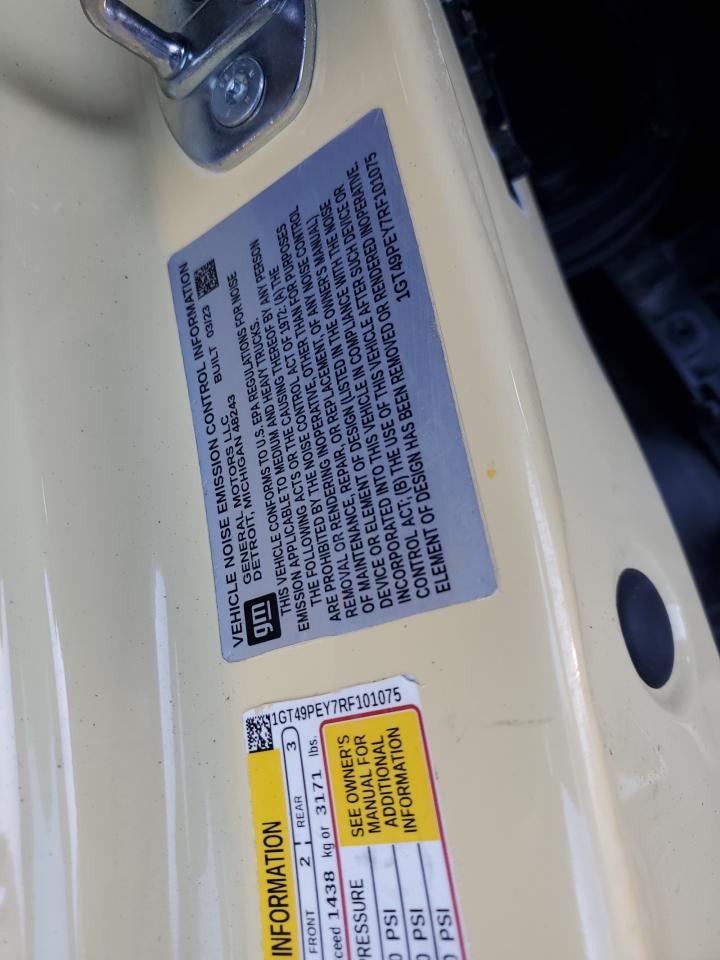 2024 GMC Sierra K2500 At4 VIN: 1GT49PEY7RF101075 Lot: 92932355