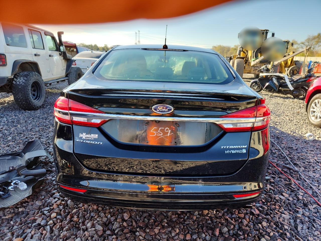 2018 Ford Fusion Titanium/Platinum Hev VIN: 3FA6P0RU0JR120559 Lot: 90074415